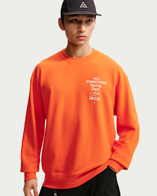 ACG 'Tuff Fleece' Men's Dri-FIT Crew-Neck Sweatshirt. Nike ID